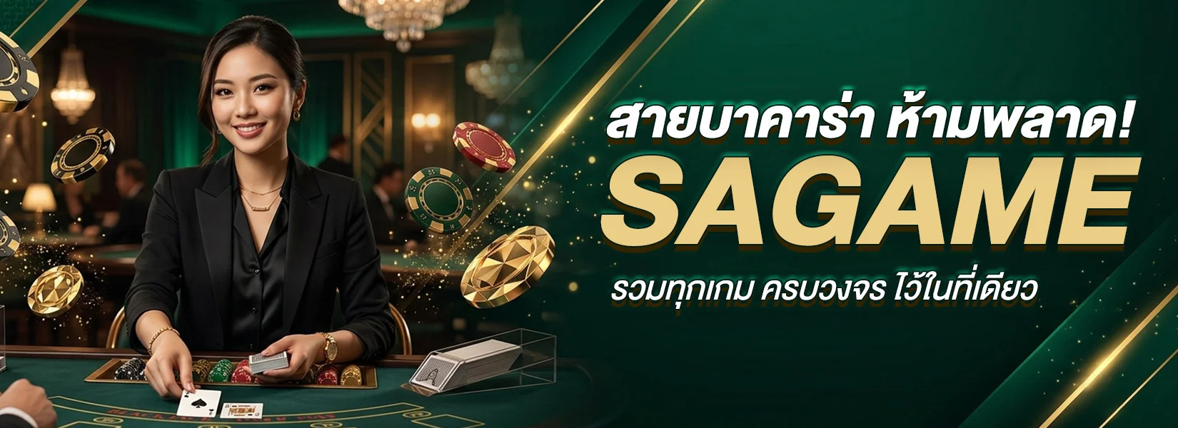 เปิดยูสเว็บดัง SAGAME  Baccarat รับเครดิตฟรีเพียบ 2026